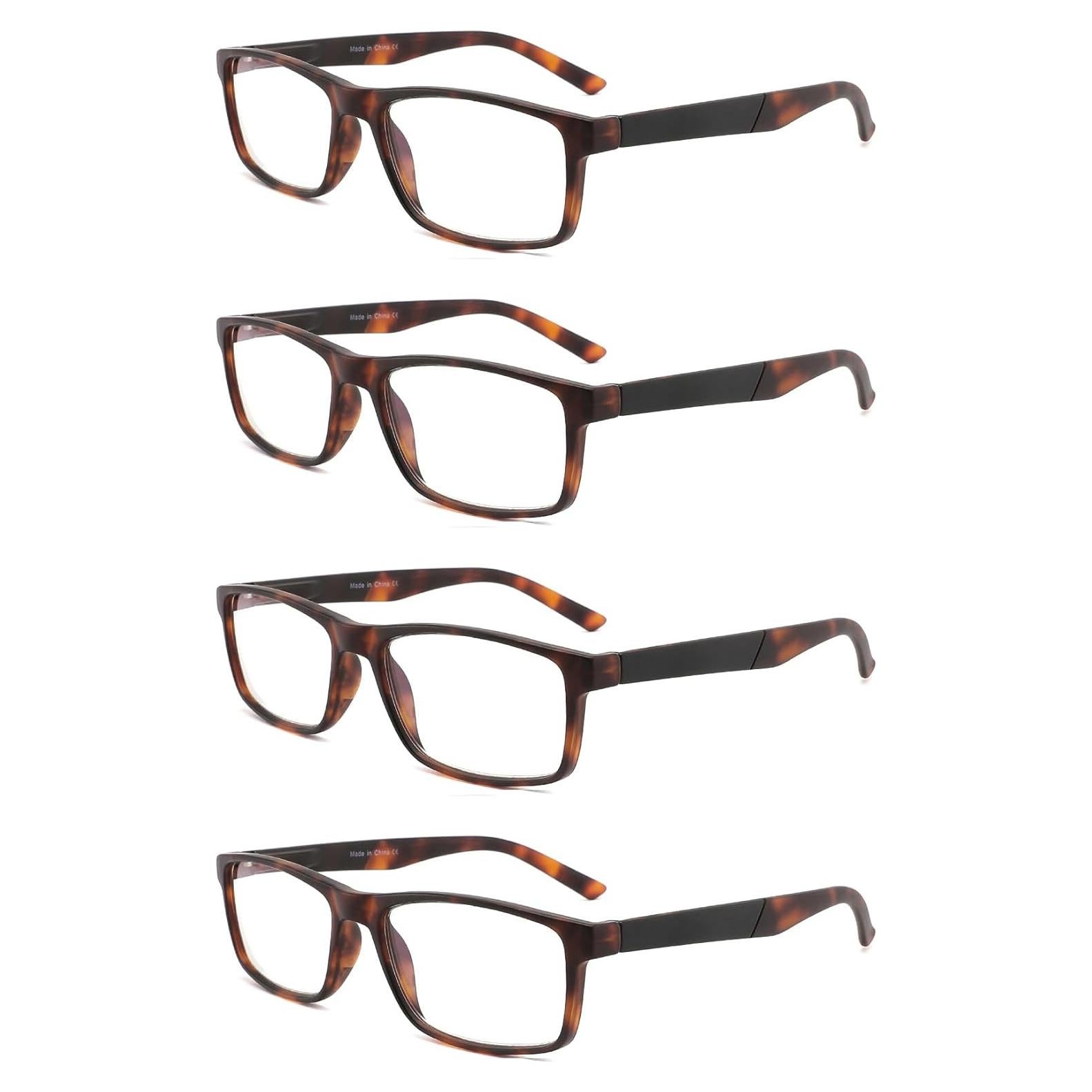 Gafas de lectura DONGDI 4 pack anti luz azul UV400
