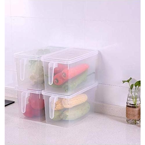 Contenedores de Almacenamiento Sooyee 4L x 4 Paquete Transparente