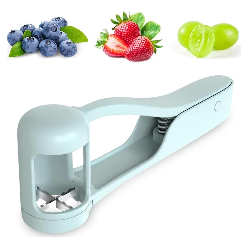 Cortador de Uvas LYLHZRMDGC Azul, Acero Inoxidable, 16.5 cm