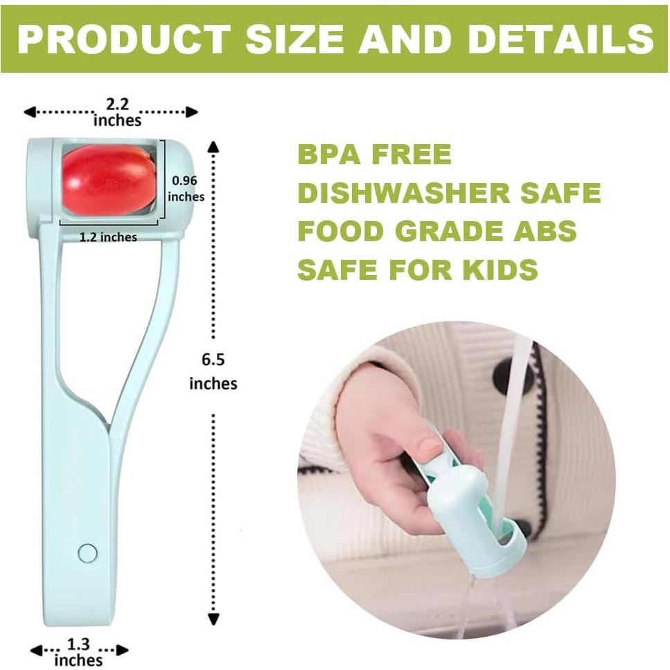 Cortador de Uvas LYLHZRMDGC Azul, Acero Inoxidable, 16.5 cm