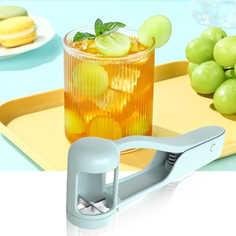 Cortador de Uvas LYLHZRMDGC Azul, Acero Inoxidable, 16.5 cm