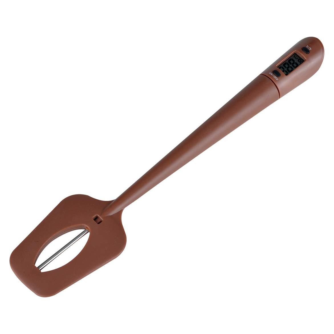 Termómetro Digital LCD con Espátula HUOZHI para Carne y Caramelos