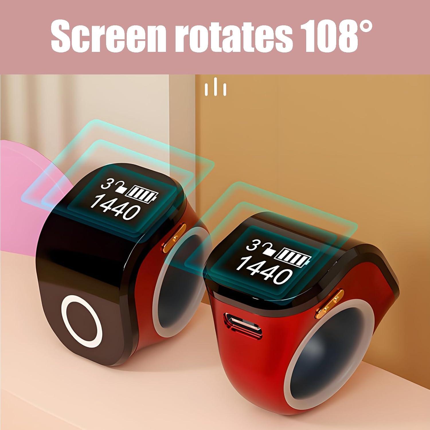 Contador de Adoración QIANGUANG OLED con Alarma Vibratoria