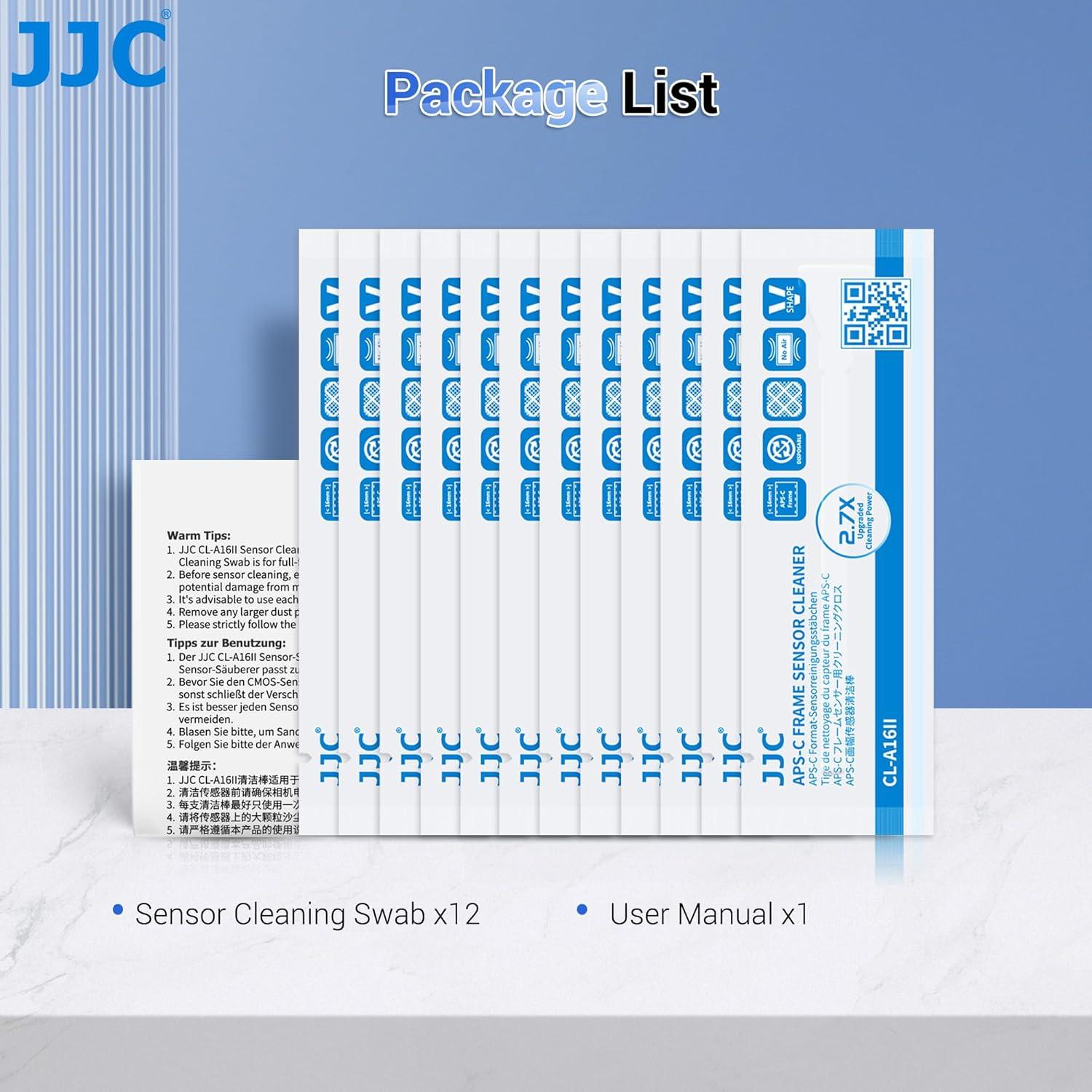 Kit de Limpieza de Sensor APS-C 12pcs CL-A16K2 Microfibra