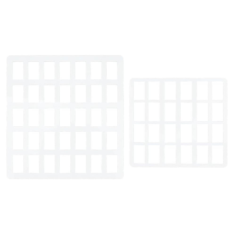 Plantillas de Dibujo Acrílicas BENECREAT 2 Pcs 13x12cm y 16x17cm