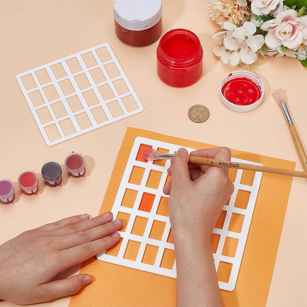 Plantillas de Dibujo Acrílicas BENECREAT 2 Pcs 13x12cm y 16x17cm