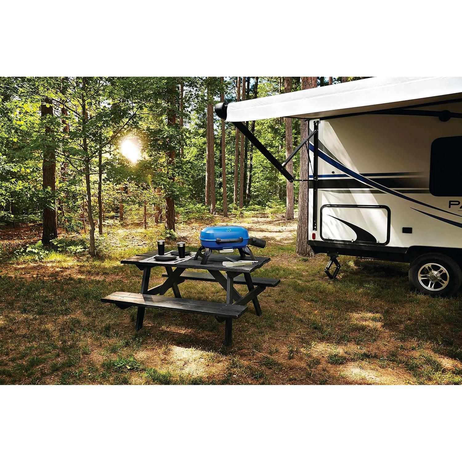 Parrilla de Gas Portátil Napoleón TravelQ 240 Azul 9000 BTU