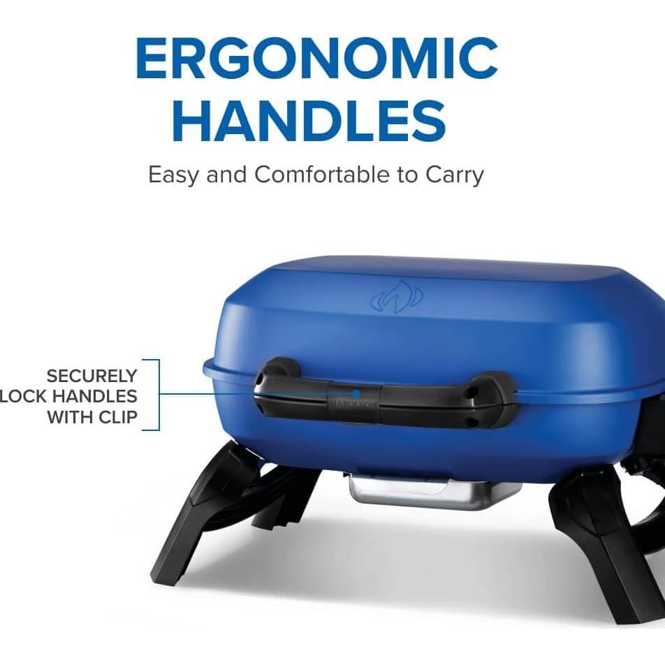 Parrilla de Gas Portátil Napoleón TravelQ 240 Azul 9000 BTU