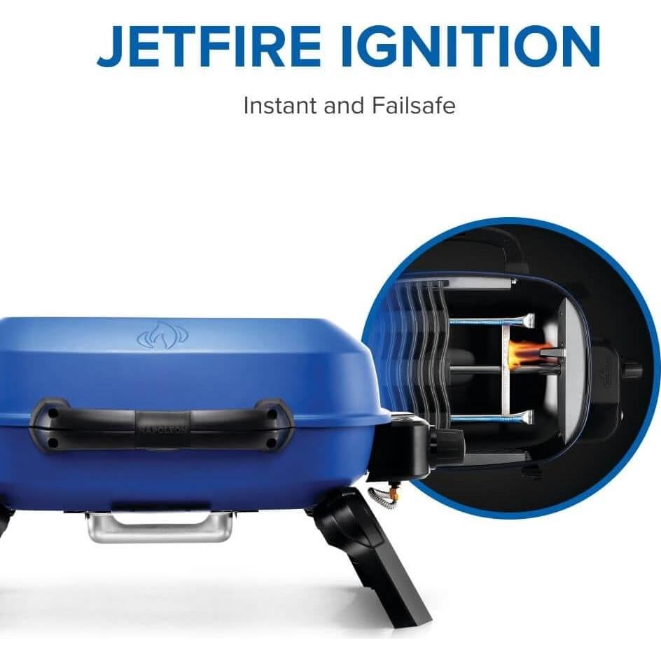 Parrilla de Gas Portátil Napoleón TravelQ 240 Azul 9000 BTU