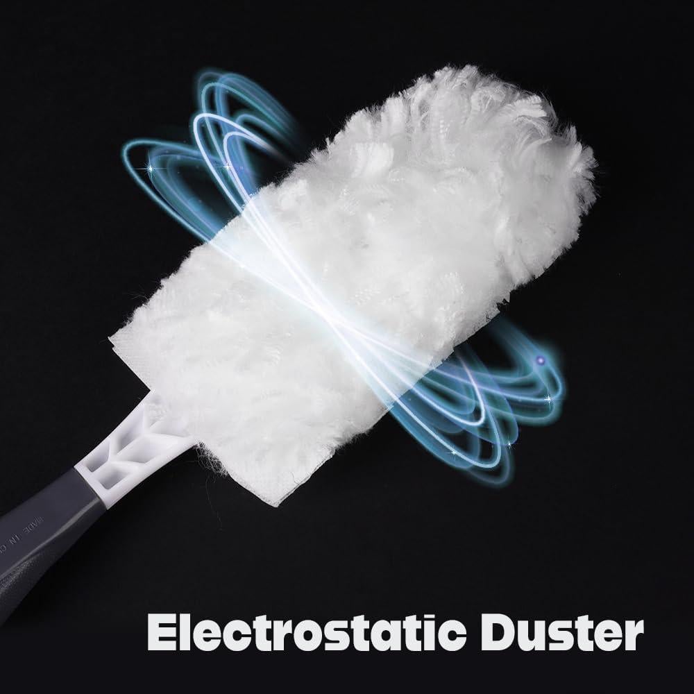 Duster de Coche KMMOTORS 2-en-1 Microfibra Extensible 360°