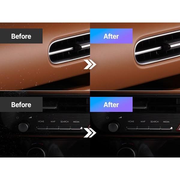 Duster de Coche KMMOTORS 2-en-1 Microfibra Extensible 360°