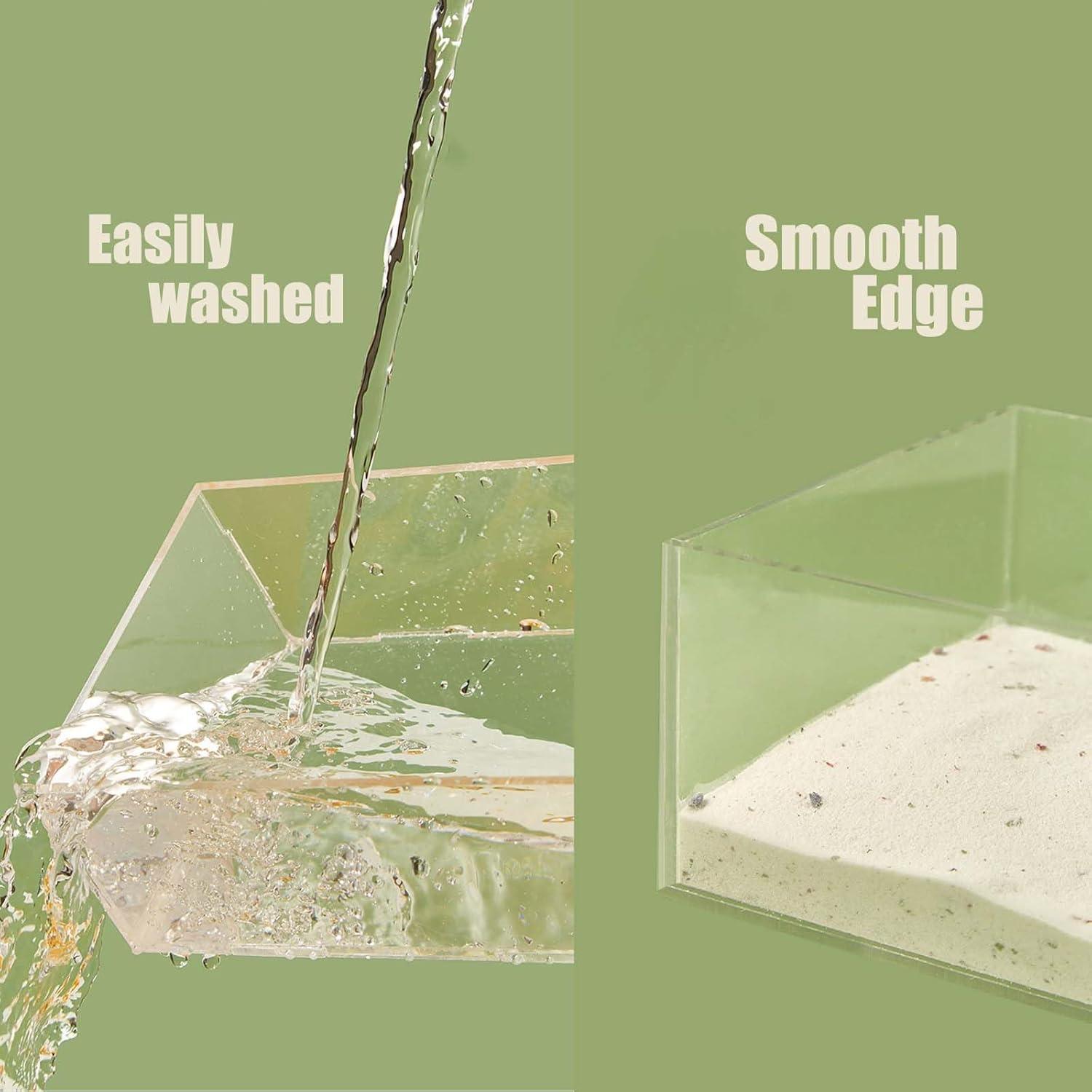 Caja de Baño de Arena FiboPawer Pentágono para Hámsters