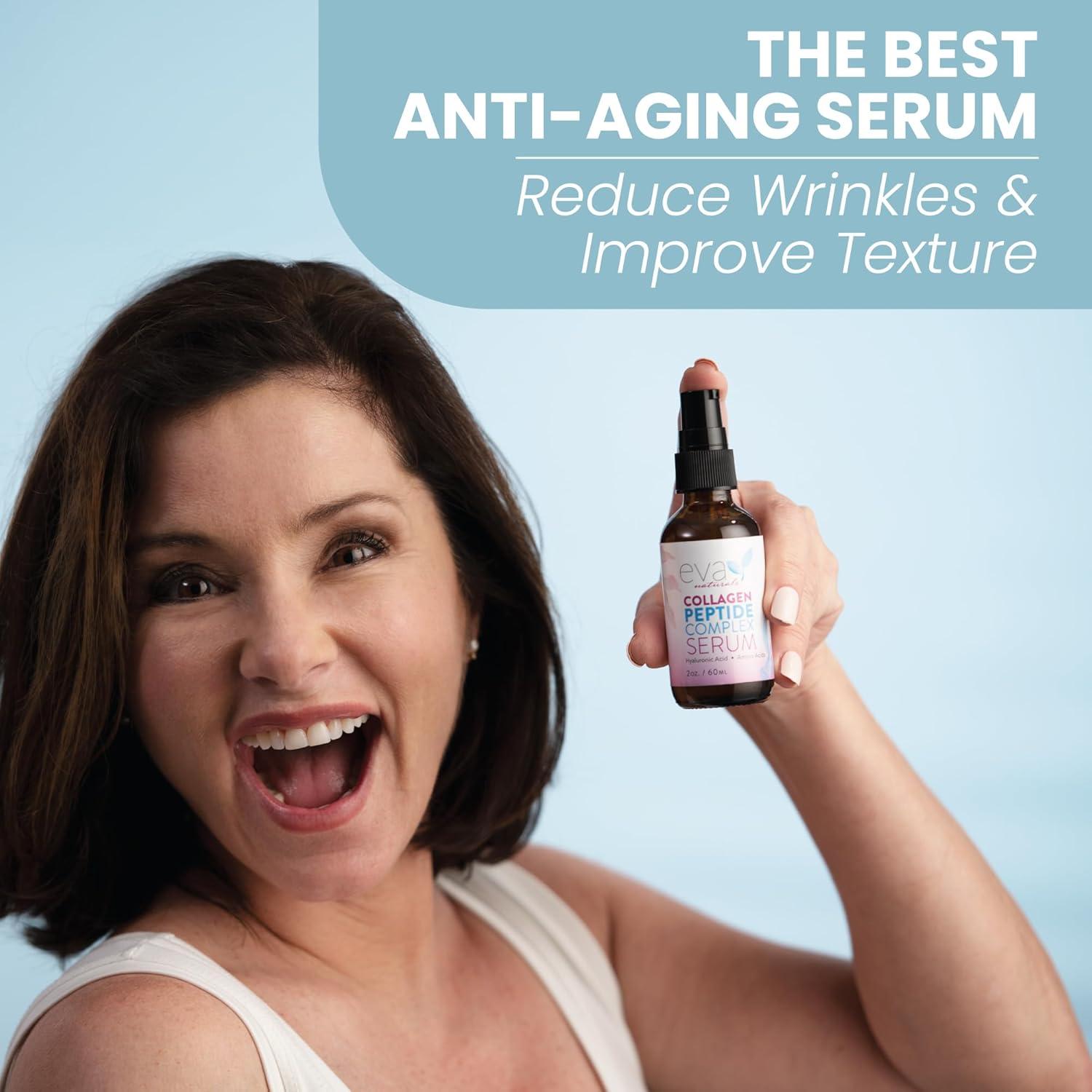 Suero de Péptidos de Colágeno Eva Naturals - Hidratante 60 ml