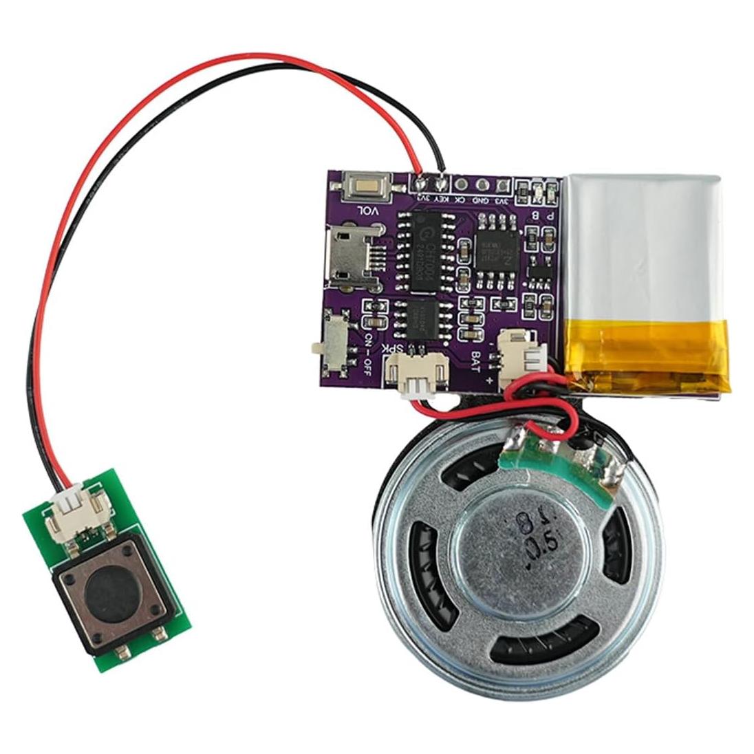 Módulo de Sonido MP3 JRGKJCP JR-JX7004 16MB Recargable