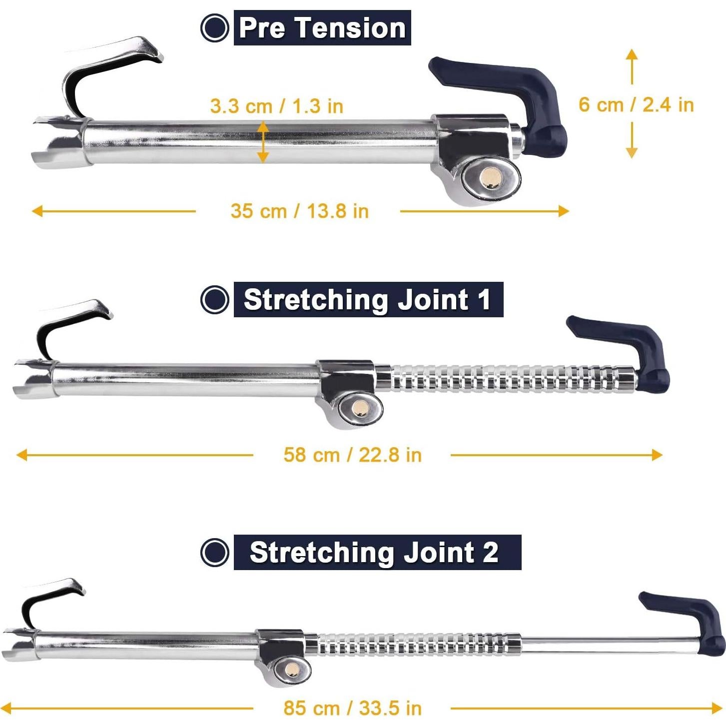 Candado Antirrobo Tevlaphee para Volante y Pedales 85.1 cm