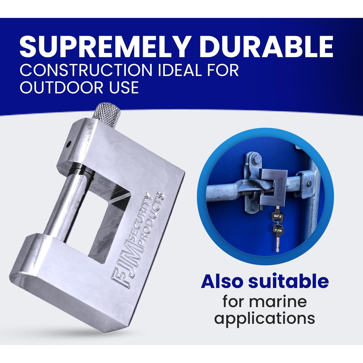 Cerradura de Alta Seguridad FJM SPSA80-CR-KD 7.94cm Llave Diferente