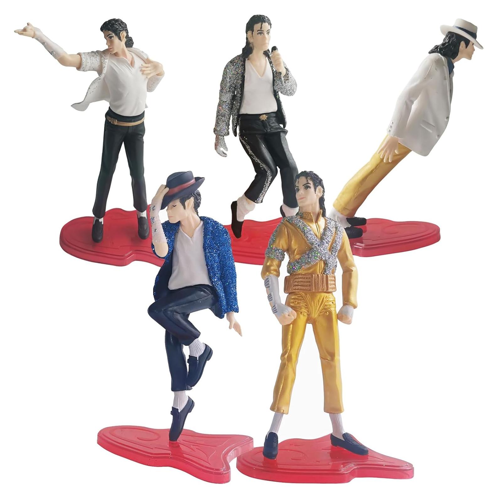 Muñecas de Acción BOMJJOR Rock Rey Set 5 Figuras Coloridas