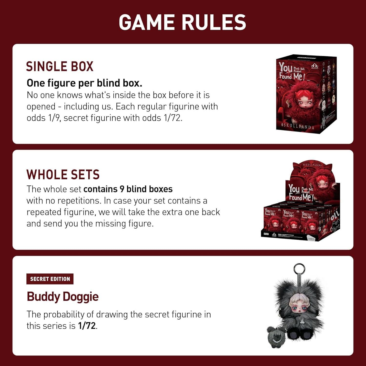 Muñeca de Peluche Colgante POP MART SKULLPANDA 13.5 cm