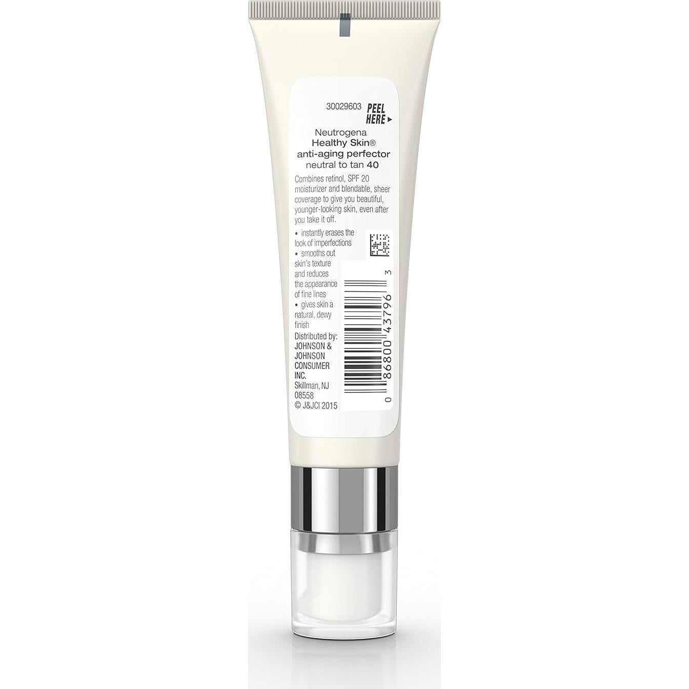 Hidratante Facial Tinte Neutrogena SPF 20 Antienvejecimiento