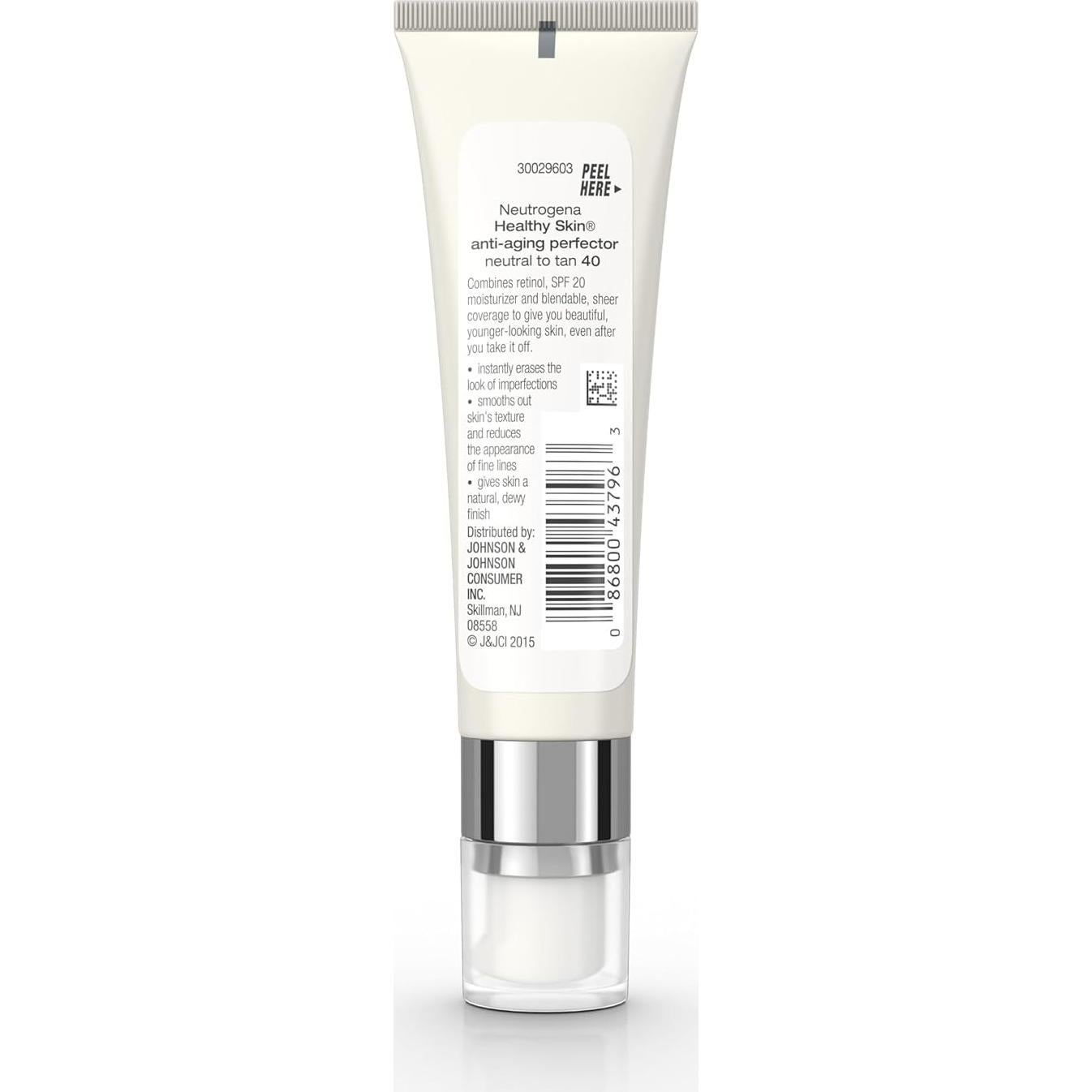 Hidratante Facial Tinte Neutrogena SPF 20 Antienvejecimiento