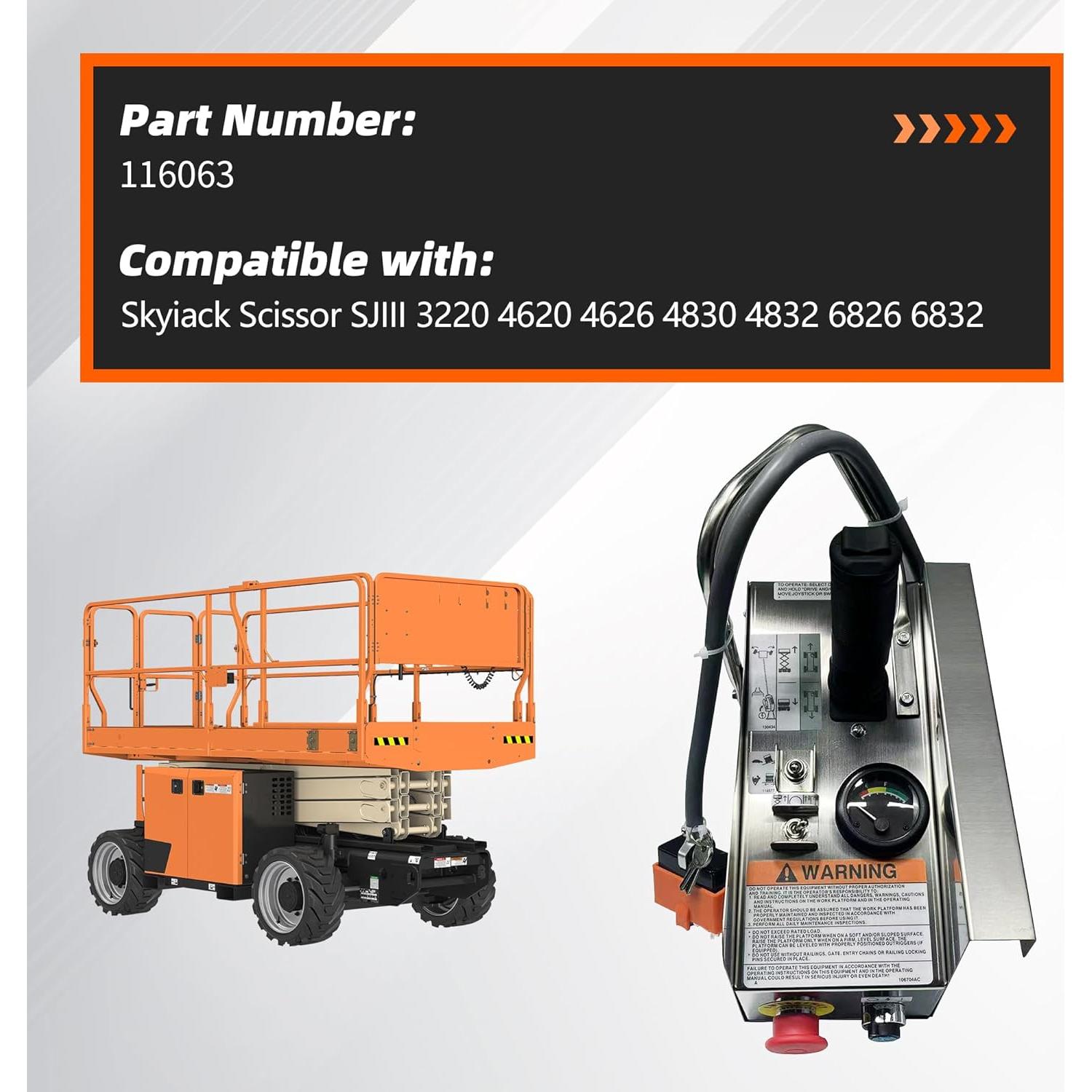 Caja de Control Elevador Tijera SkyJack SJIII 116063 38x34x20cm