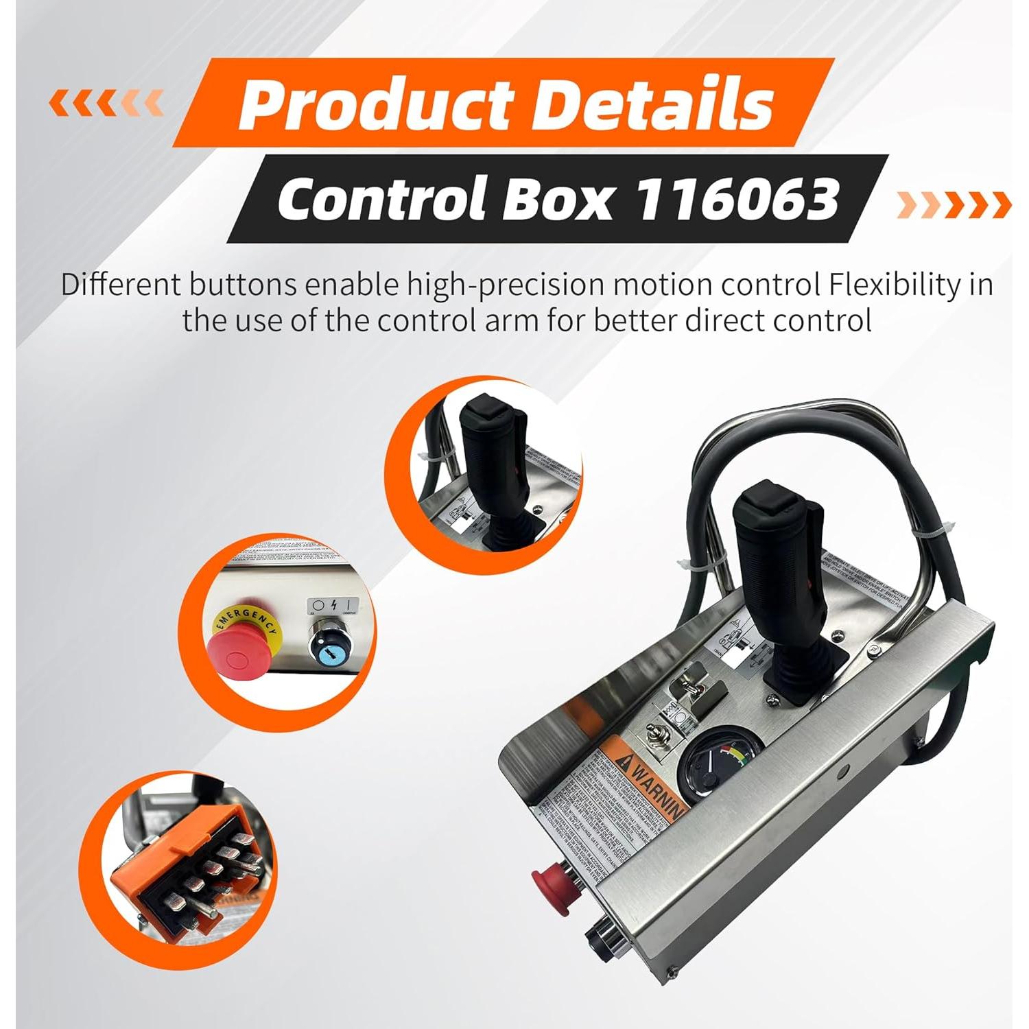 Caja de Control Elevador Tijera SkyJack SJIII 116063 38x34x20cm