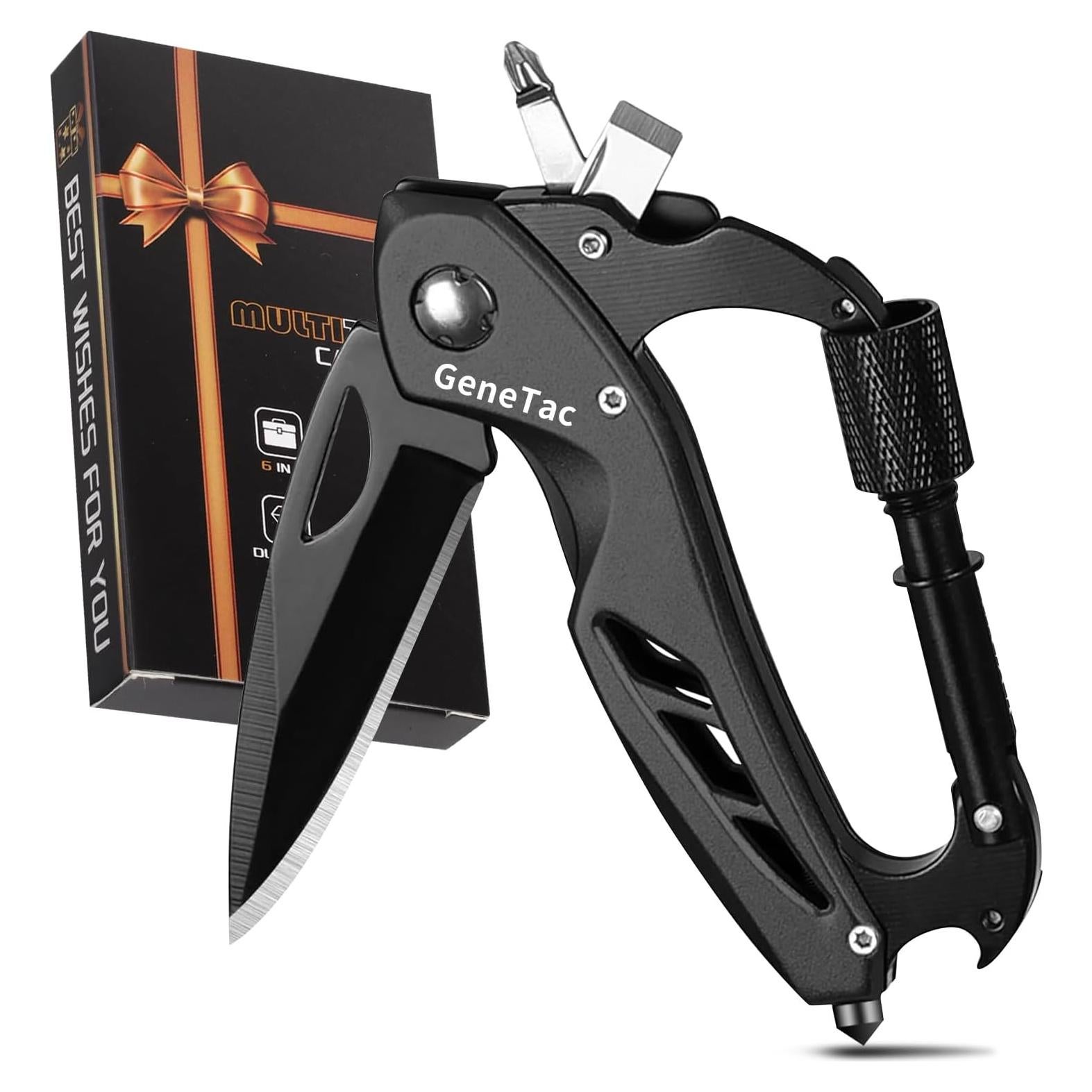 Multi-herramienta 6 en 1 GeneTac con Cuchillo y Destornilladores