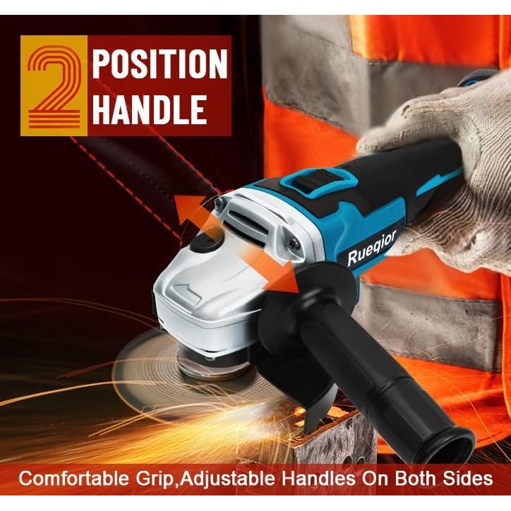 Amoladora Angular Inalámbrica Rueqior 18V 12000 RPM Sin Batería