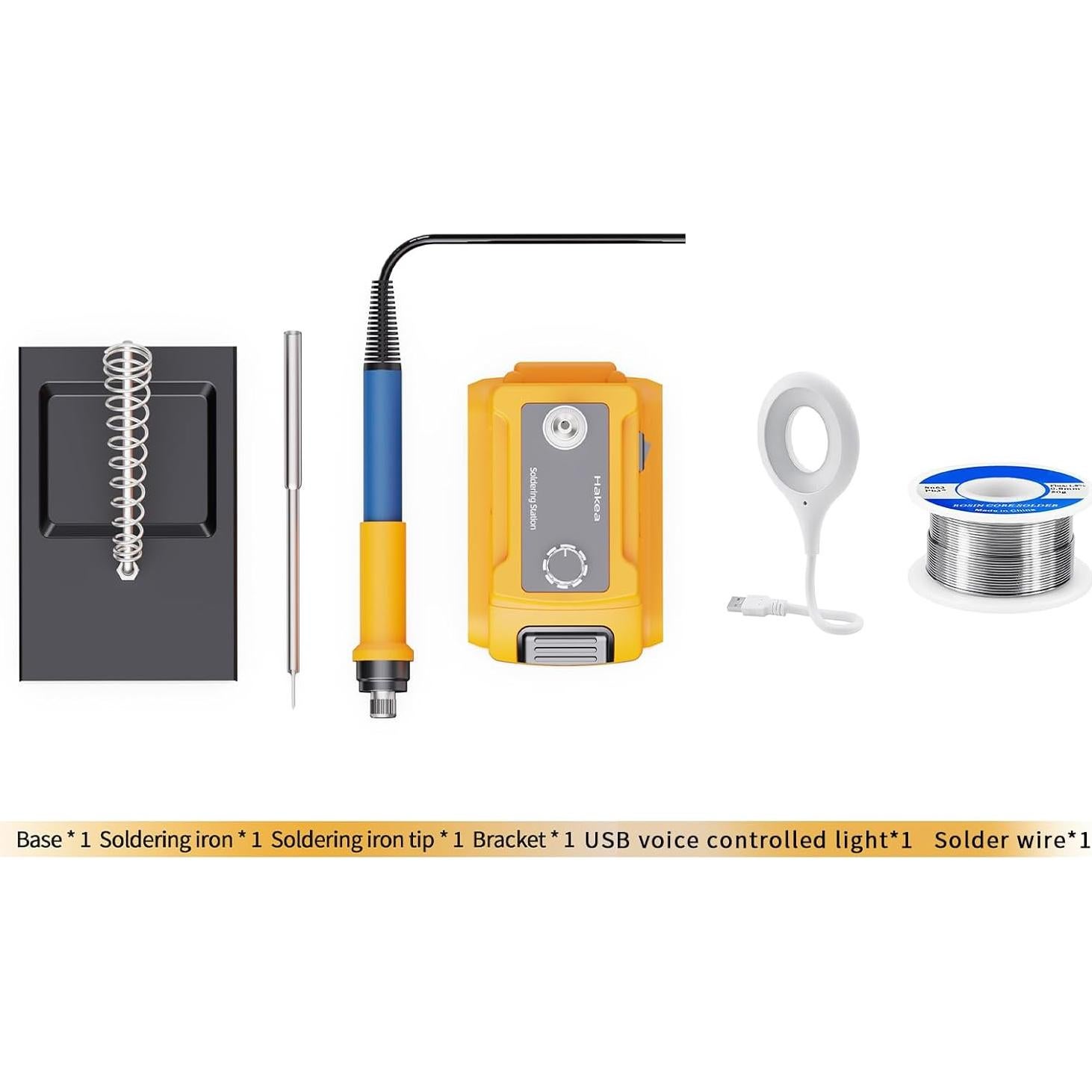 Kit de Soldador Inalámbrico Hakea 20V Max, Calentamiento Rápido