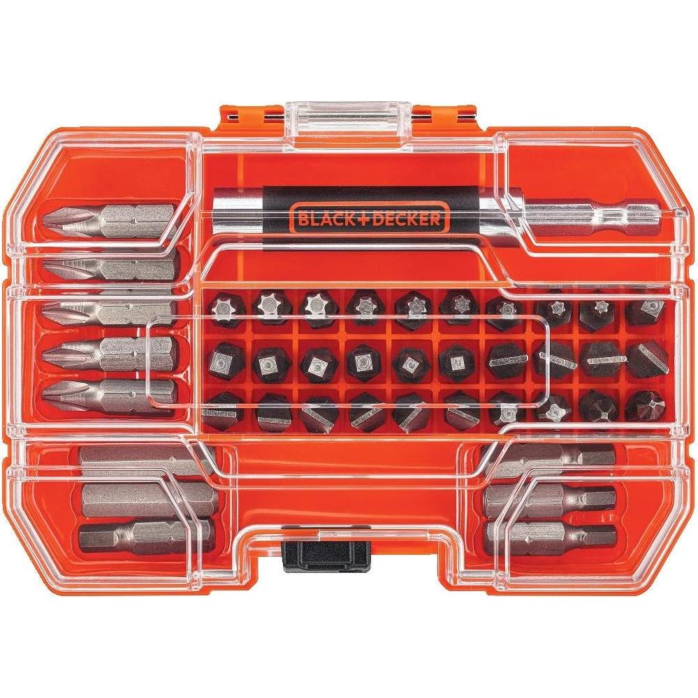 Destornillador Inalámbrico Black+Decker 4V MAX Recargable 42 Piezas