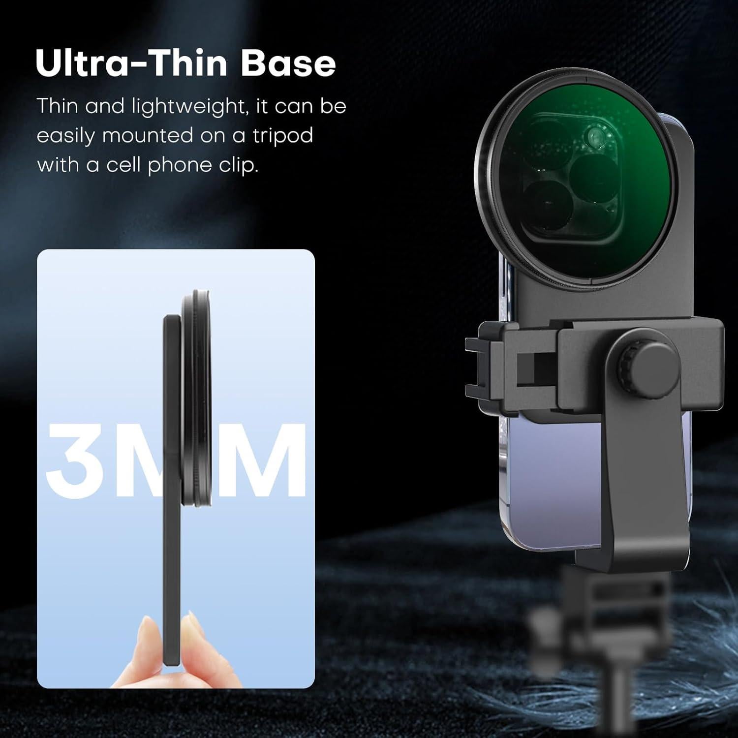 Filtro CPL REYGEAK 67mm para iPhone 6.1" MagSafe