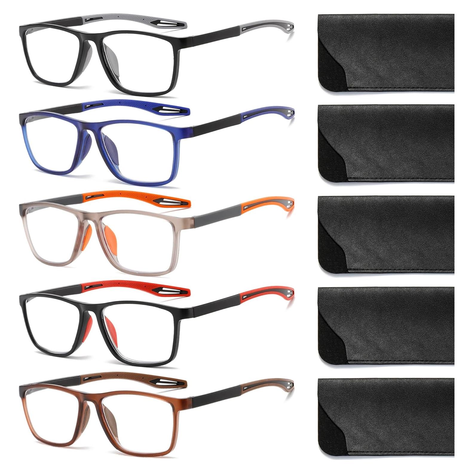 Gafas de lectura deportivas TR90 con filtro luz azul 1.0x