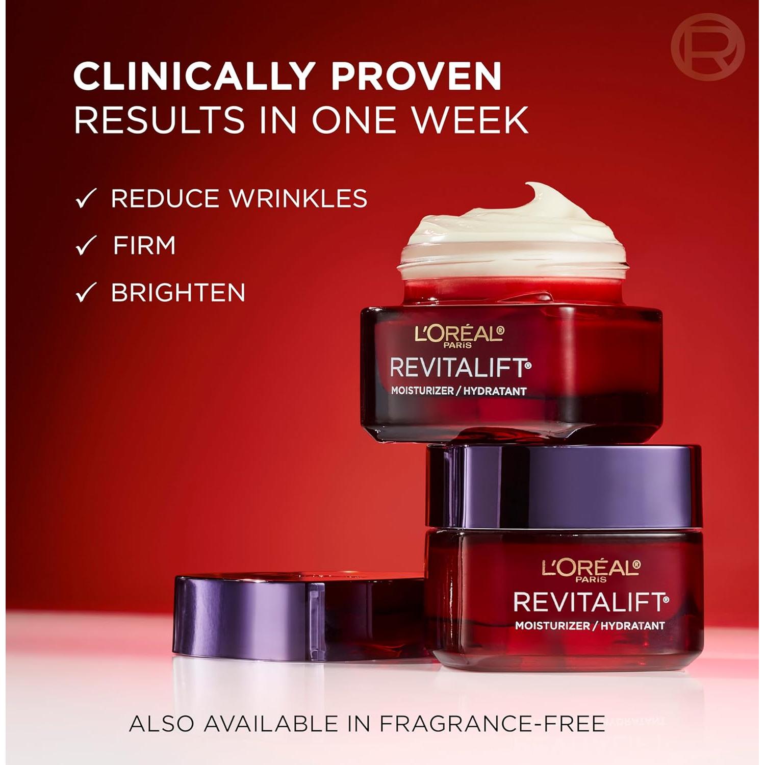 Crema Hidratante Facial L'Oreal Revitalift 72.5g Anti-Envejecimiento