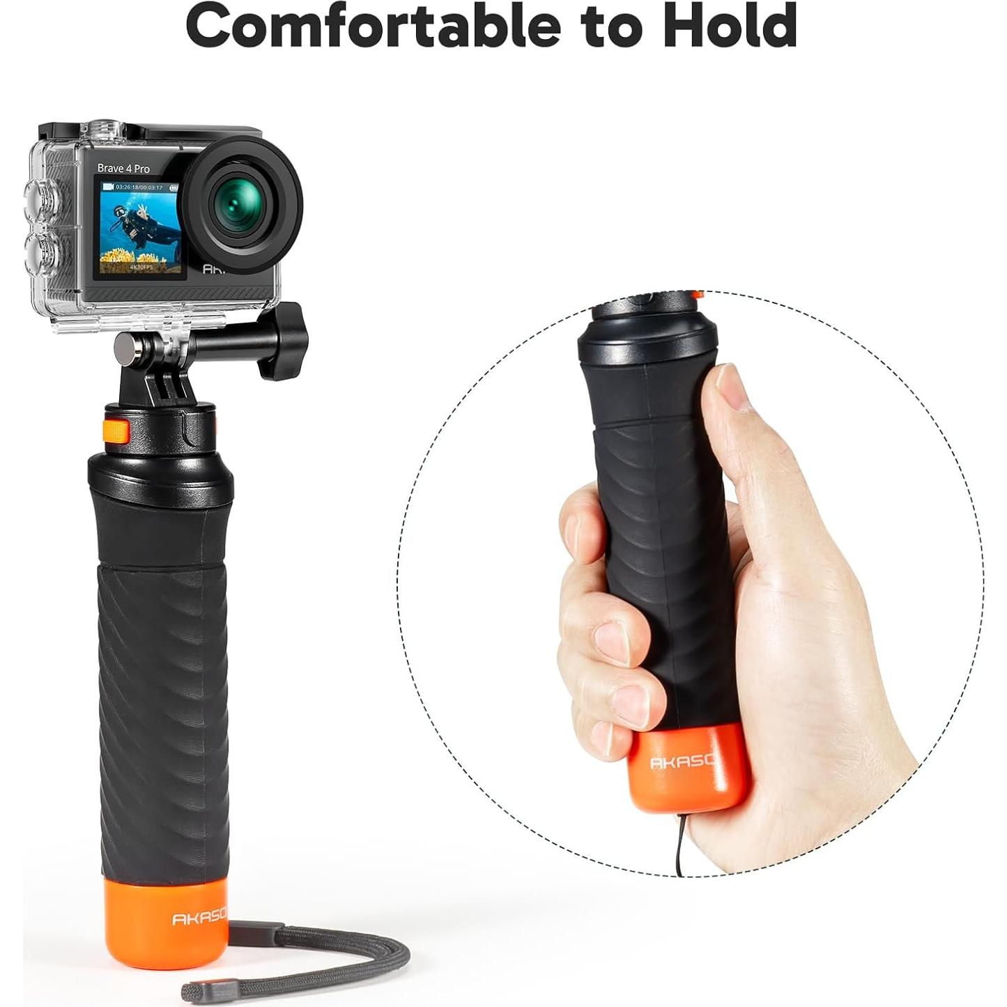 Cámara de Acción AKASO Brave 4 Pro 4K 20MP Impermeable 40m