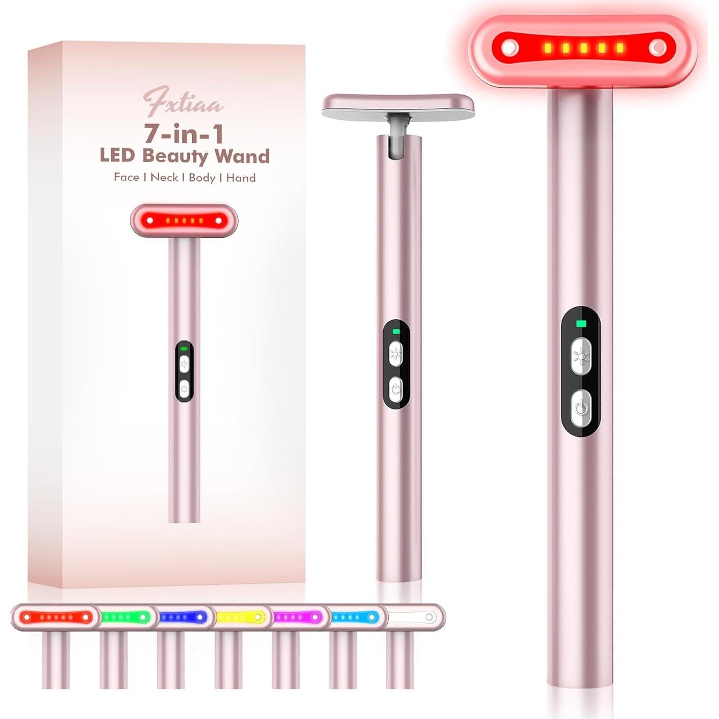 Terapia de Luz Roja LED Facial 7 en 1 Masajeador Shenzhen