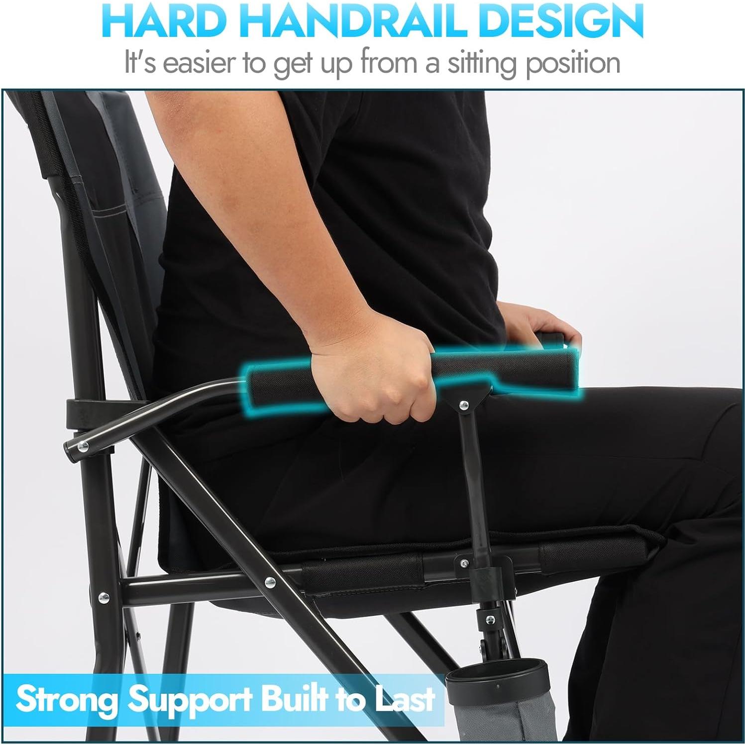 Paquete de 2 Sillas de Camping LING RONG Plegables 204 kg