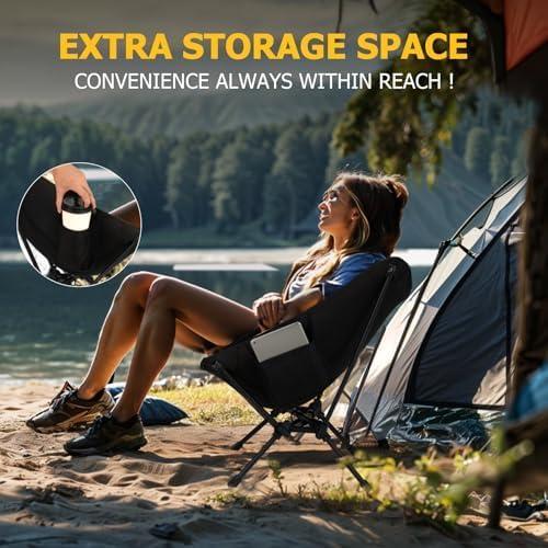 Silla de Camping Plegable Overmont OM-LMC-1 - Ultraligera