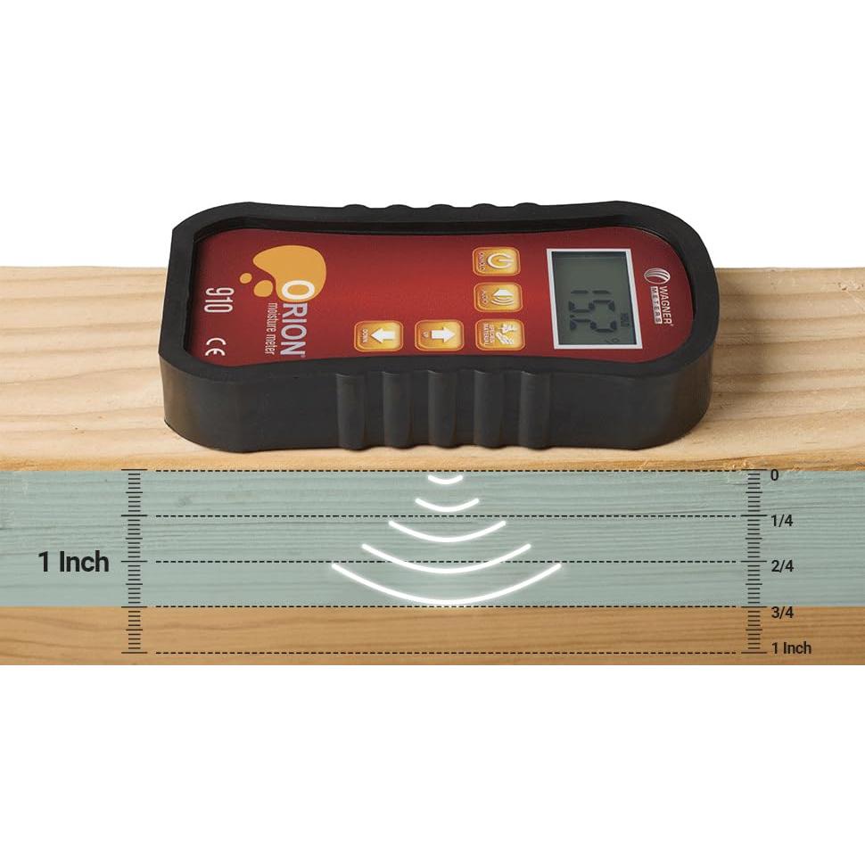 Medidor de Humedad de Madera Orion® 910 - Precisión y No Daño