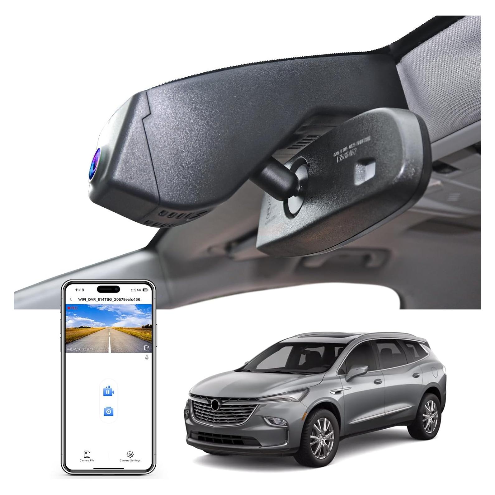 Cámara Dash 4K Mangoal para Buick Enclave 2018-2024 Modelo A