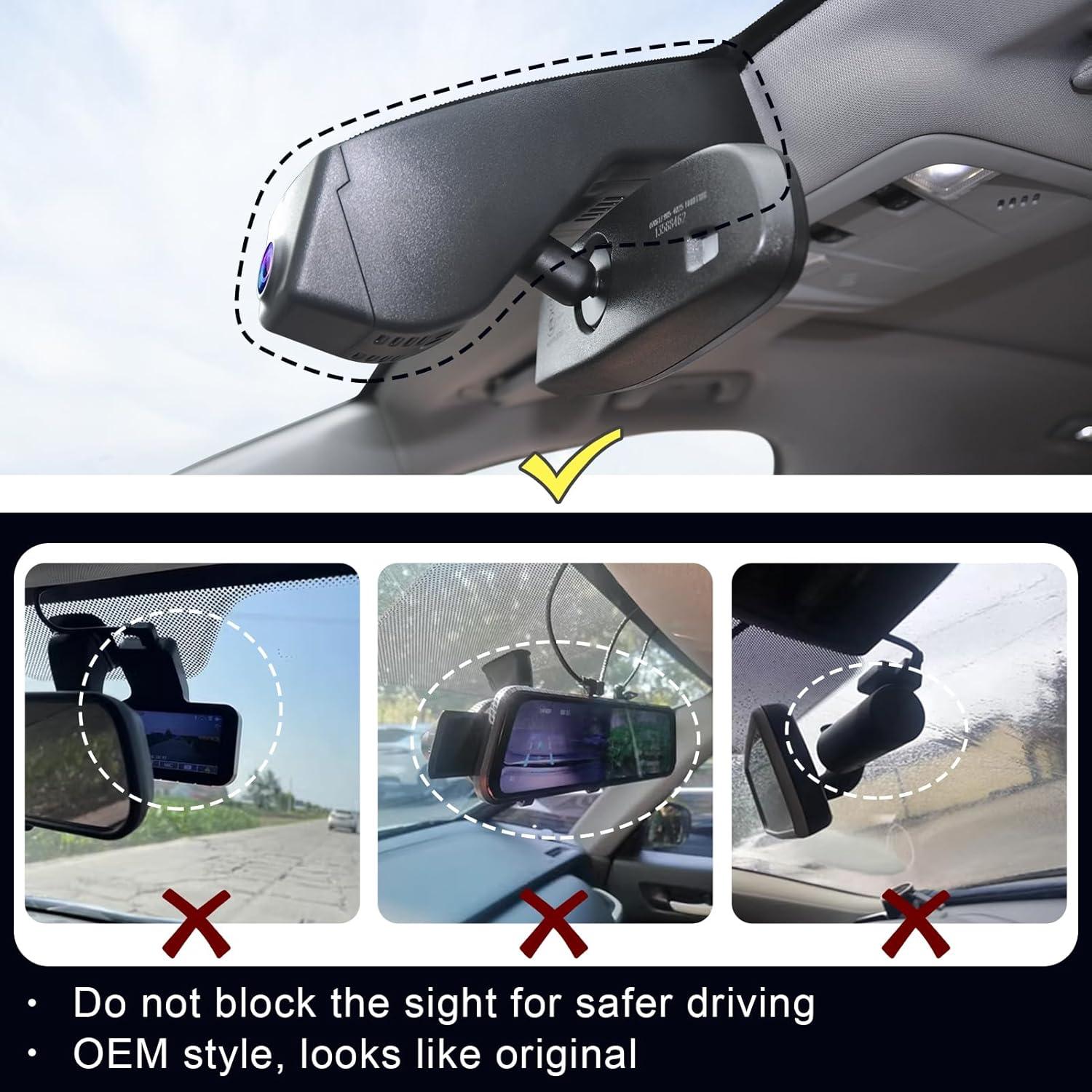 Cámara Dash 4K Mangoal para Buick Enclave 2018-2024 Modelo A