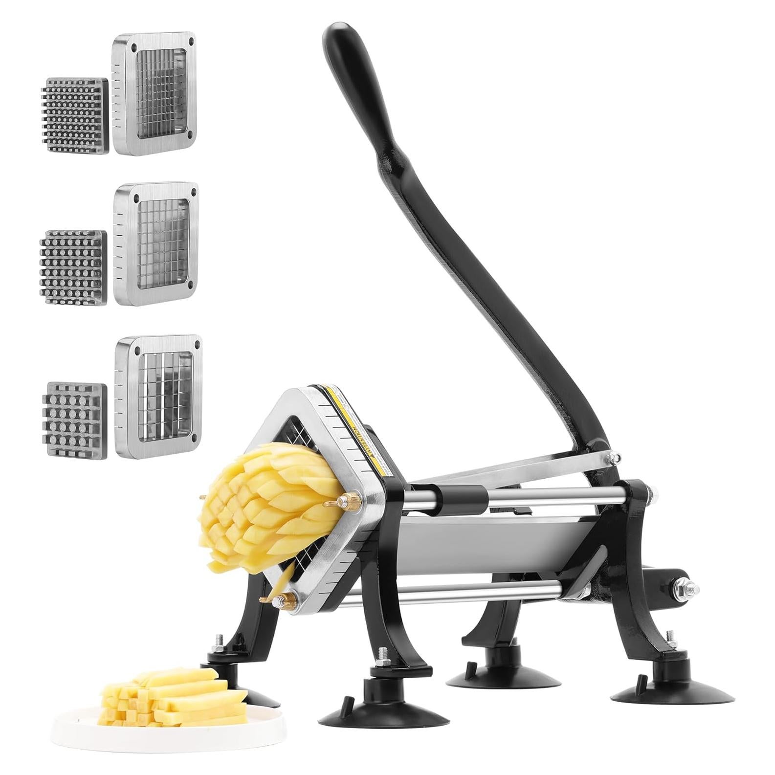 Cortador de Papas Fritas FSUON con Cuchillas de Acero Inoxidable