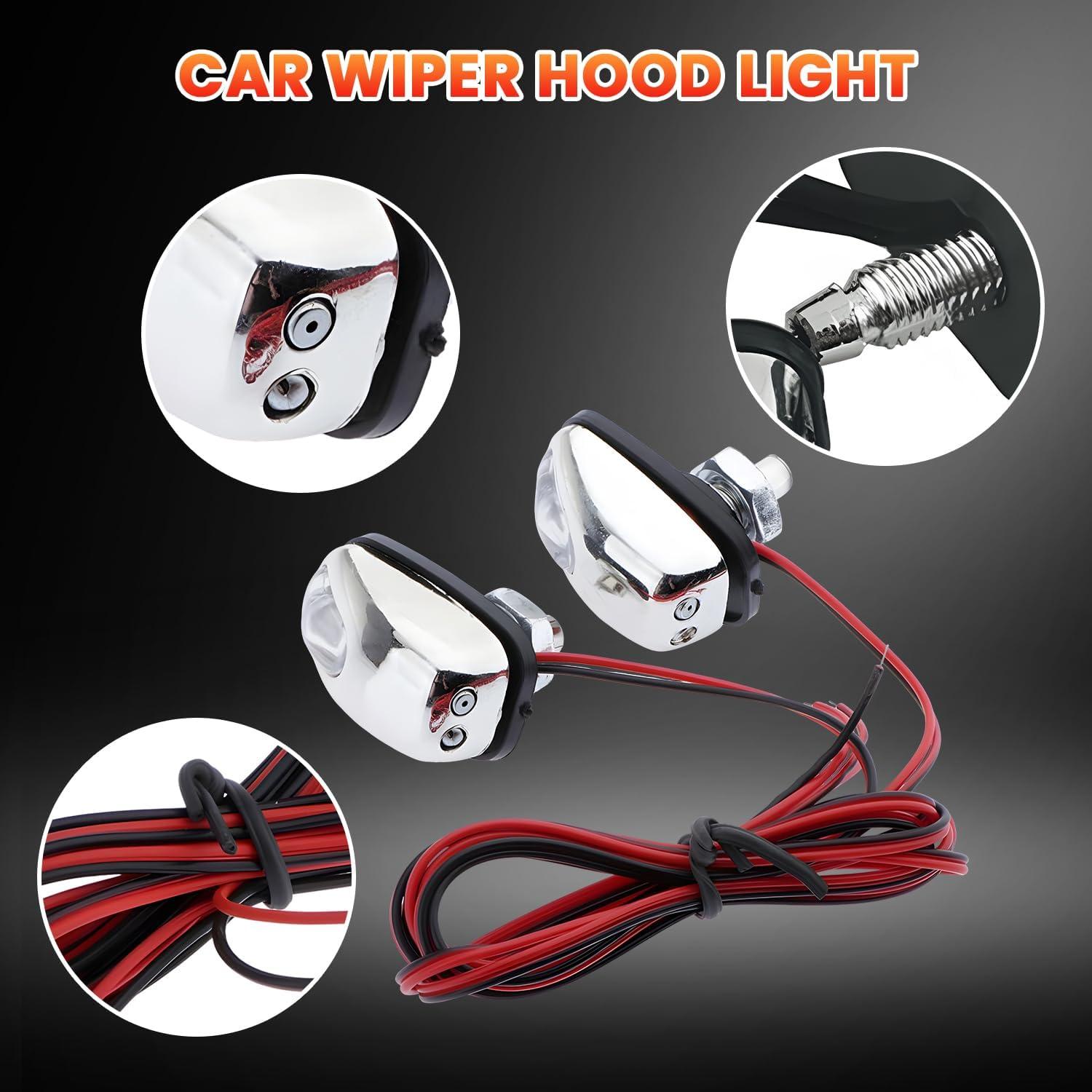 Luz LED de Limpiaparabrisas Zcargel 12V Universal Frontal