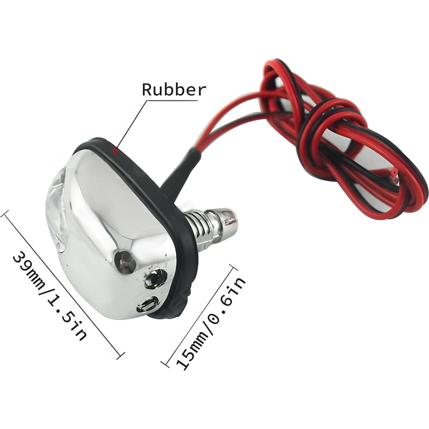 Luz LED de Limpiaparabrisas Zcargel 12V Universal Frontal