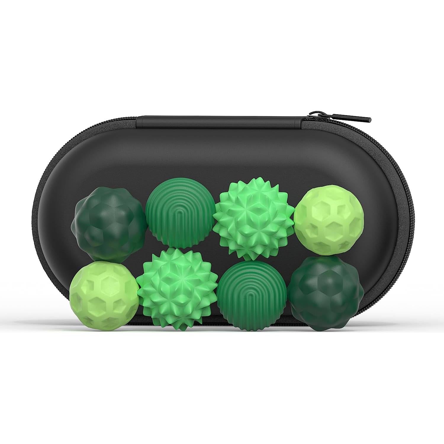 Bolas Antiestrés Magnéticas Ahorasky - 8 Pcs Silicona Verde