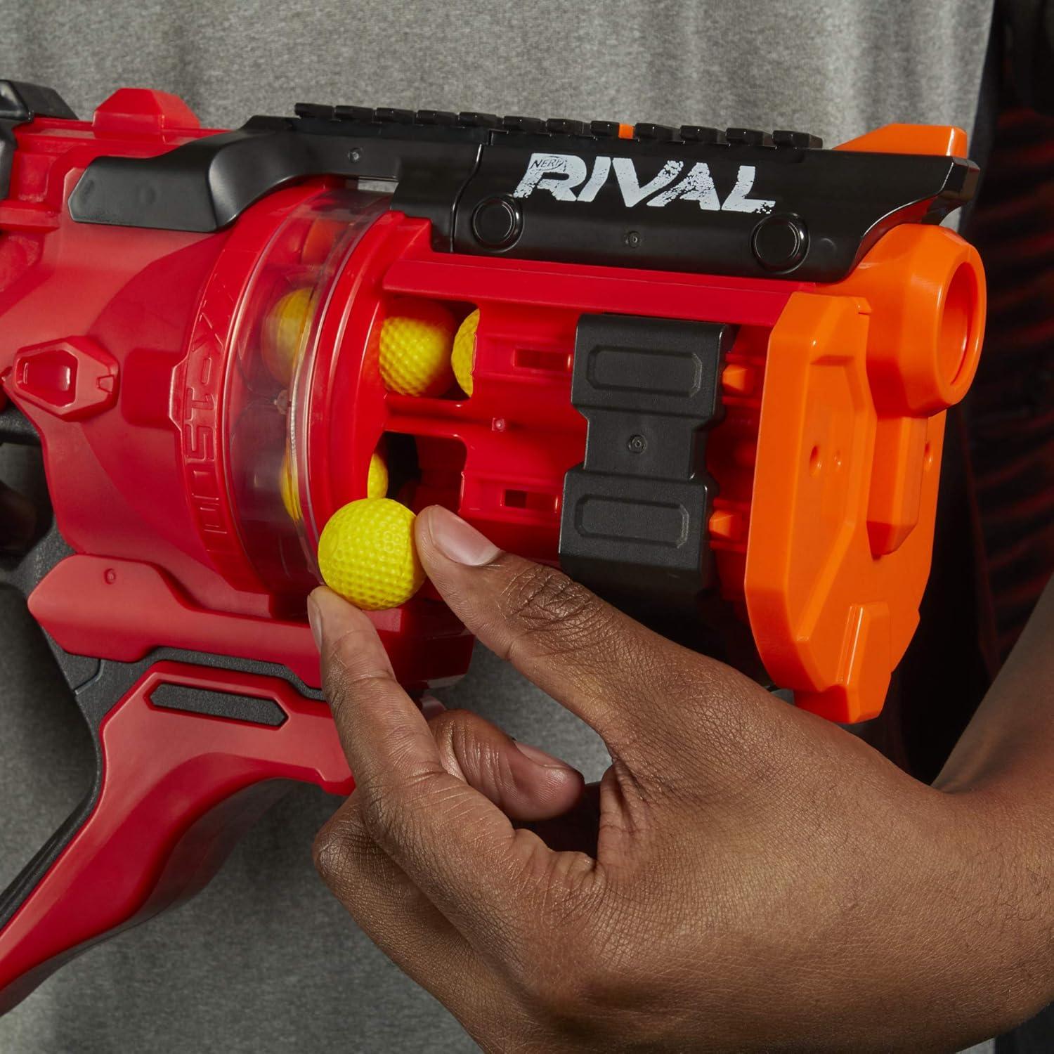 Blaster Nerf Rival Roundhouse XX-1500 Rojo - 15 Rondas