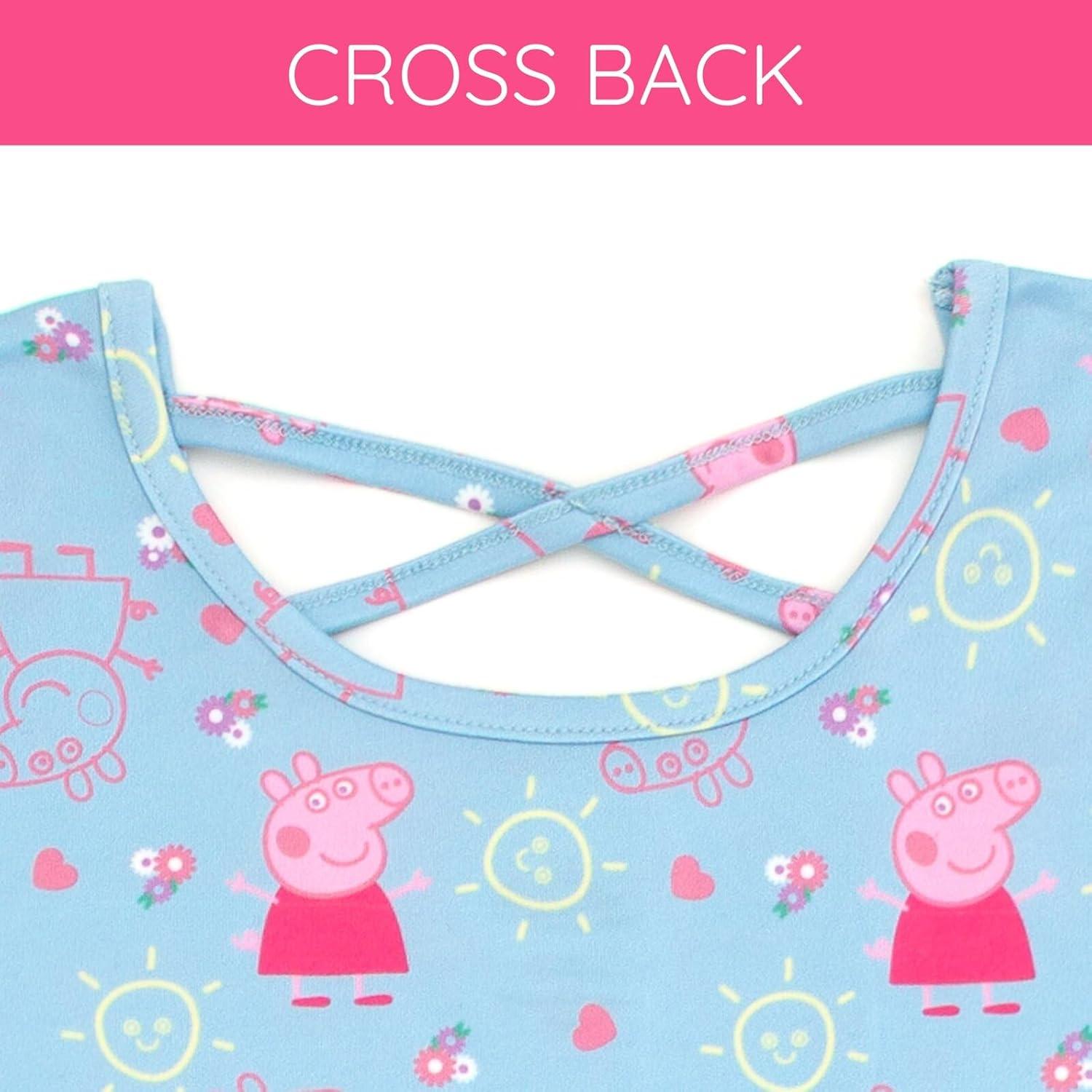 Vestidos Skater Peppa Pig Paquete 2 Niñas Talla 2T a 10-12