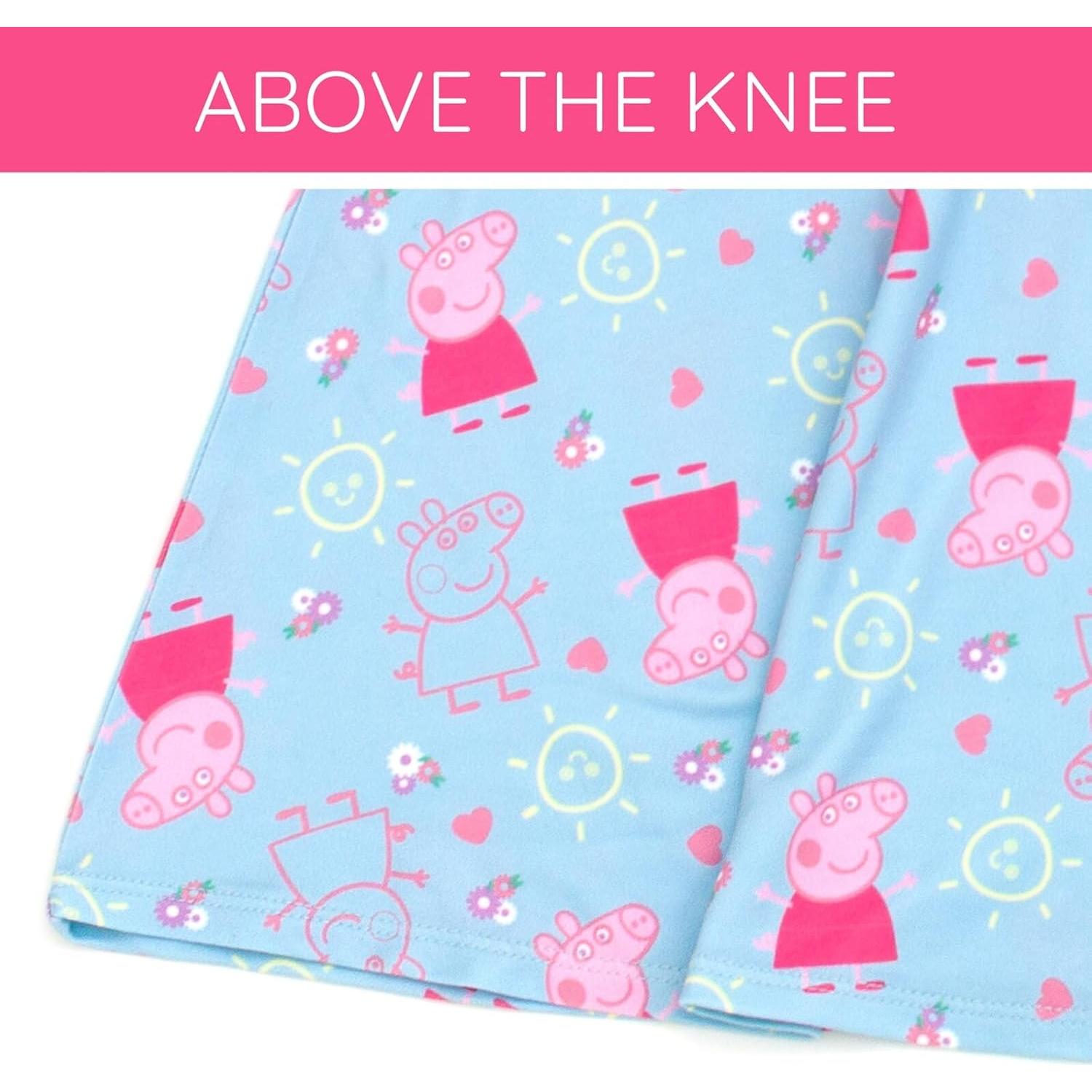 Vestidos Skater Peppa Pig Paquete 2 Niñas Talla 2T a 10-12