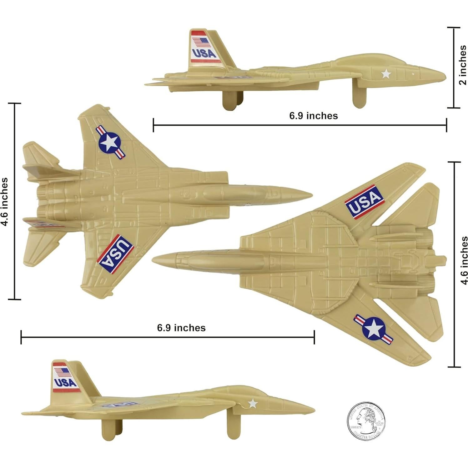Cubo de Soldados TimMee Verde OD y Tan 54 piezas