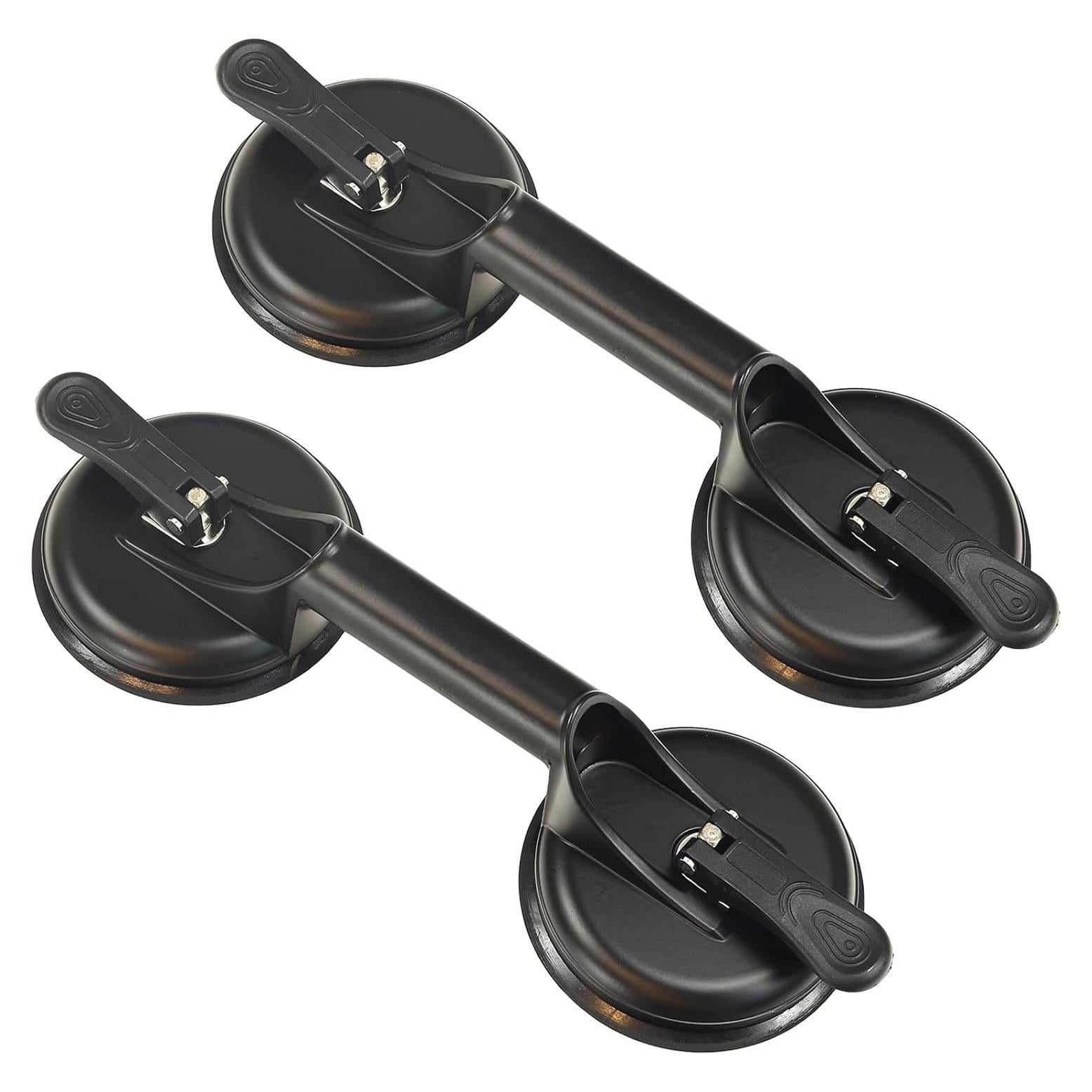 2 Ventosas de Aluminio Genubi para Cristales y Azulejos