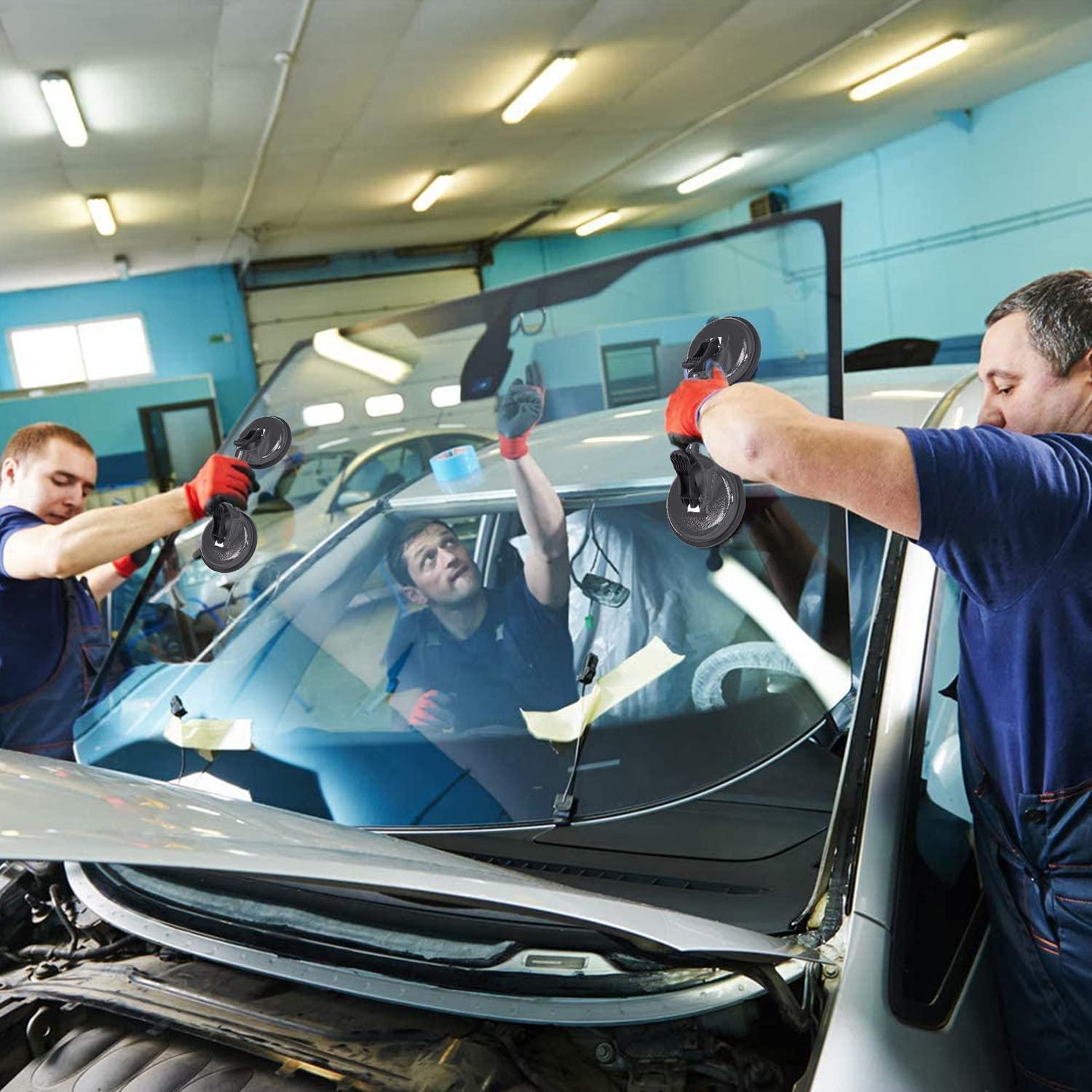 2 Ventosas de Aluminio Genubi para Cristales y Azulejos